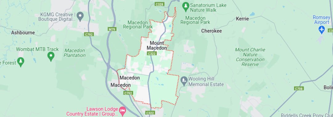 Macedon, VIC Map